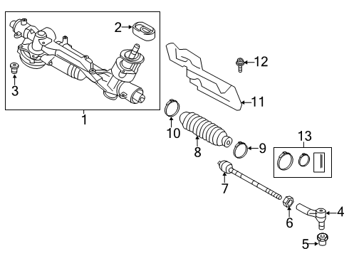 2024 Volkswagen Jetta Steering Gear & Linkage