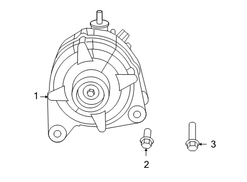 2009 Volkswagen Routan Alternator