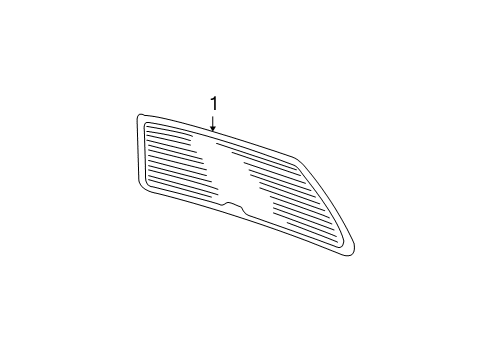 2002 Volkswagen Jetta Back Glass
