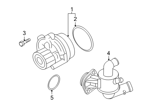 2013 Volkswagen Jetta Water Pump