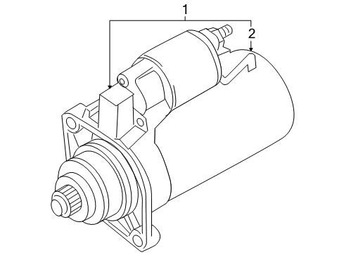 2016 Volkswagen Eos Starter