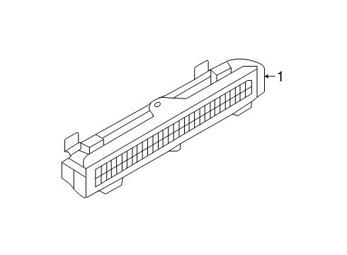 2022 Volkswagen Jetta High Mount Lamps