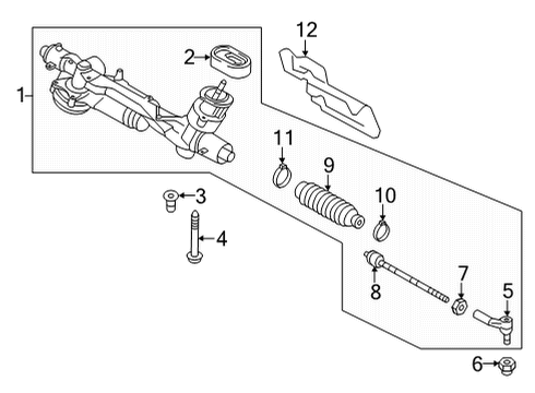 2024 Volkswagen GTI Steering Gear & Linkage