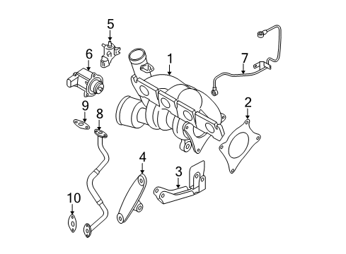 2008 Volkswagen Passat Turbocharger