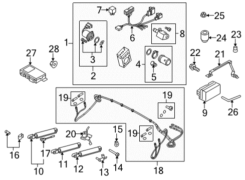 Hydraulic Cylinder Lock Washer Diagram for N-908-159-03