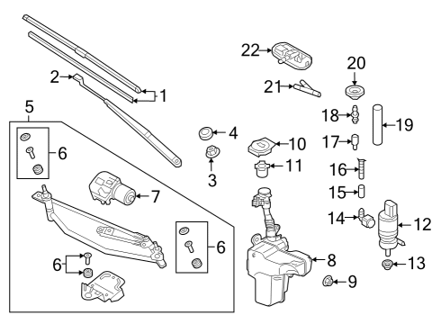 2020 Volkswagen Arteon Wiper & Washer Components