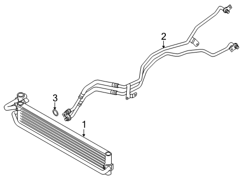 2015 Volkswagen Touareg Trans Oil Cooler