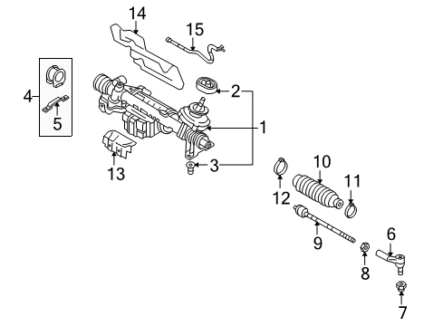 2016 Volkswagen Eos Steering Column & Wheel, Steering Gear & Linkage