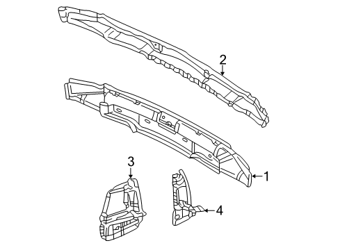 2002 Volkswagen Passat Rear Body