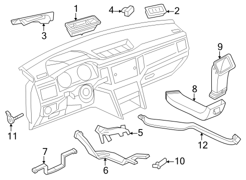 2024 Volkswagen Atlas Ducts