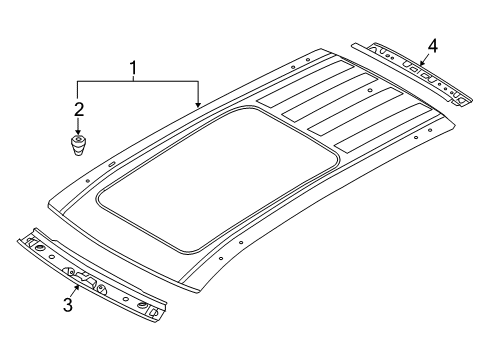 2024 Volkswagen Atlas Roof & Components