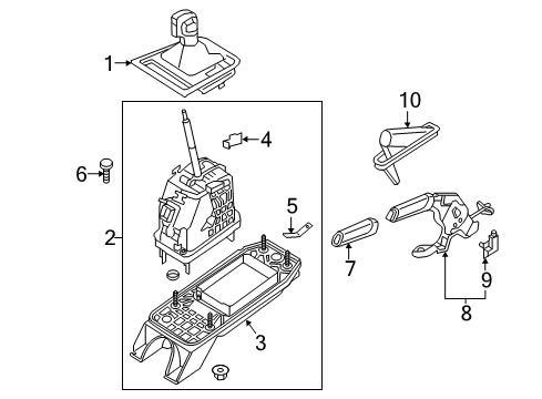 2017 Volkswagen Jetta Center Console
