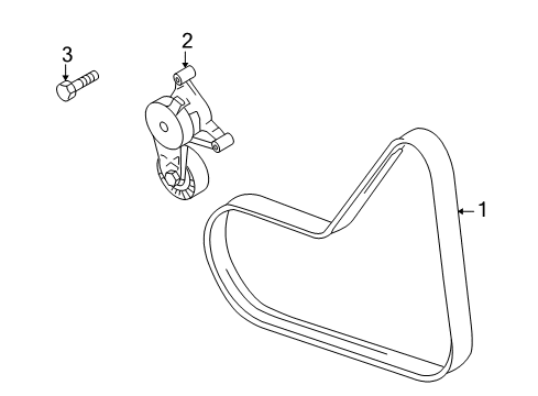 2007 Volkswagen Eos Belts & Pulleys