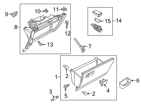 2020 Volkswagen Tiguan Glove Box