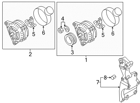 2014 Volkswagen Jetta Alternator