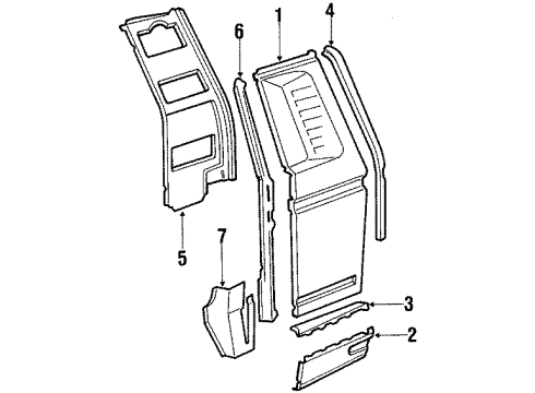 1984 Volkswagen Vanagon Corner Panels