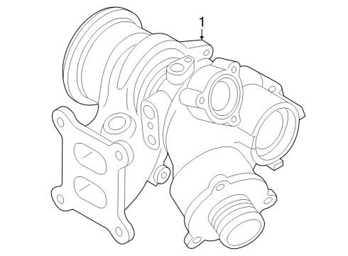 2022 Volkswagen Golf R Exhaust Manifold