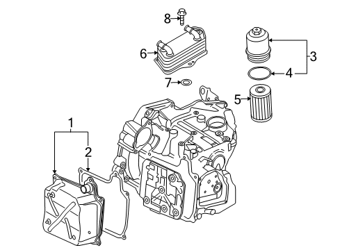 2021 Volkswagen GTI Transaxle Parts