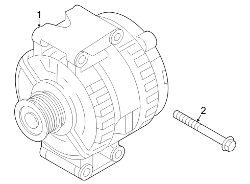 2022 Volkswagen Arteon Alternator