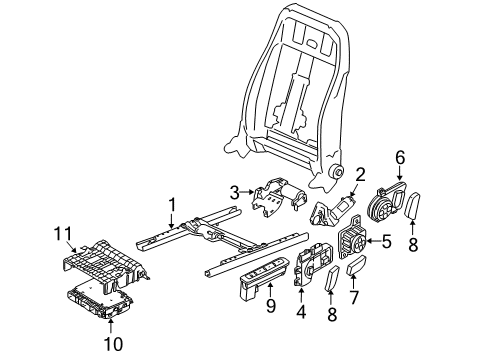 2008 Volkswagen Passat Tracks & Components