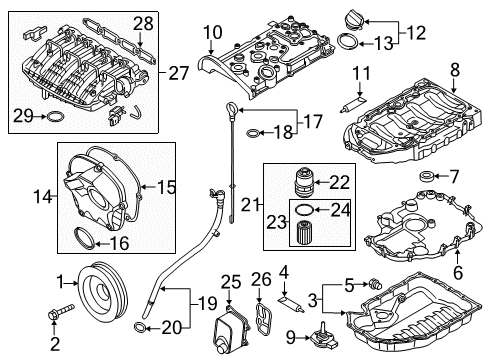 2015 Volkswagen Jetta Element Diagram for 04E-129-620