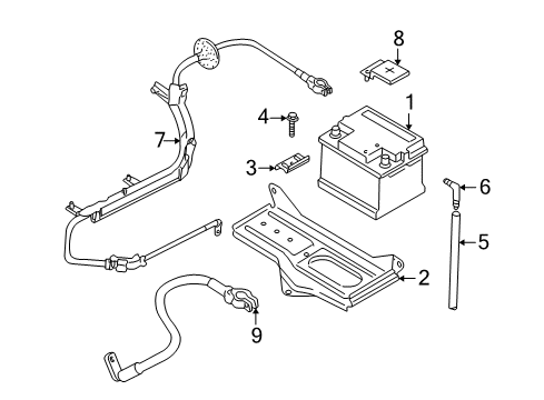 2002 Volkswagen Passat Battery