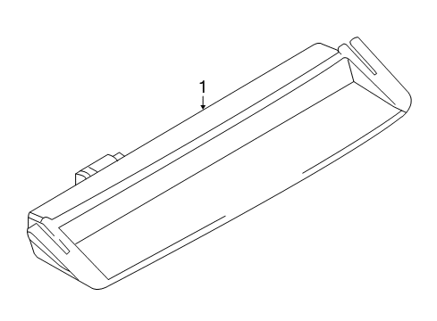 2008 Volkswagen Passat High Mount Lamps
