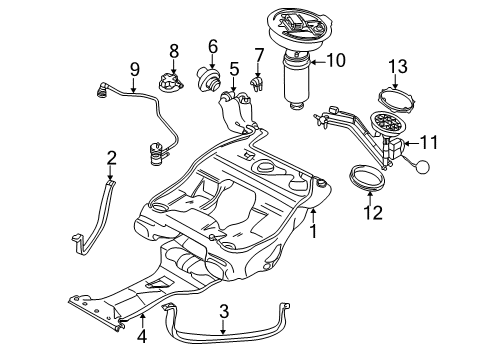 2002 Volkswagen Passat Fuel Supply