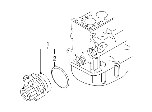 2008 Volkswagen Passat Water Pump