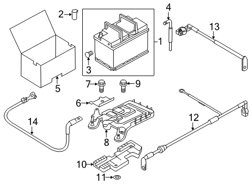2021 Volkswagen Passat Battery