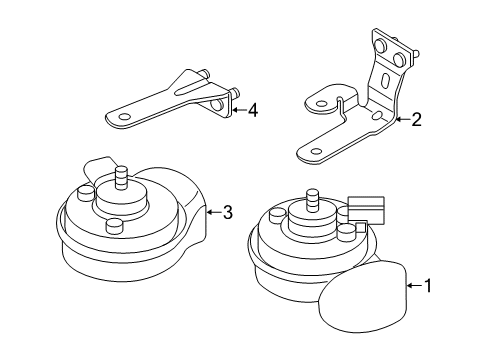 2016 Volkswagen Beetle Horn
