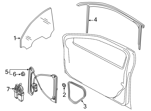 2021 Volkswagen Passat Front Door