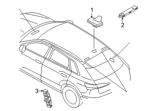 2023 Volkswagen ID.4 Antenna & Radio
