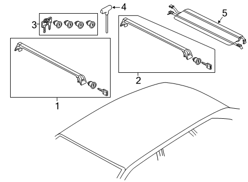 2015 Volkswagen Touareg Luggage Carrier
