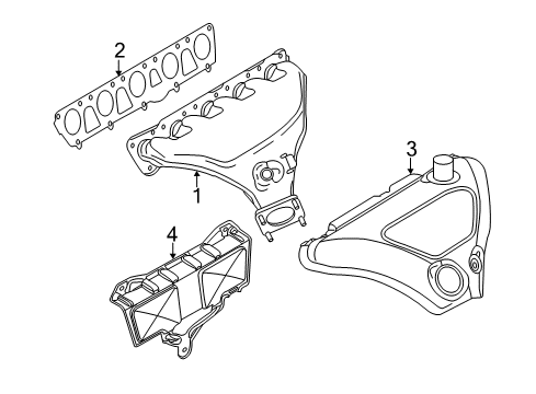 2013 Volkswagen Jetta Exhaust Manifold