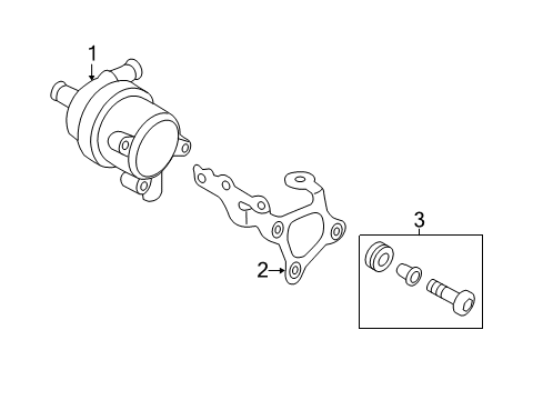 2015 Volkswagen Touareg Water Pump
