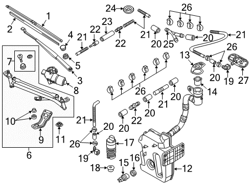 2018 Volkswagen Beetle Wiper & Washer Components