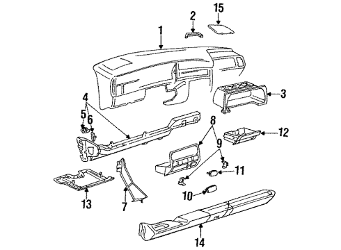 1993 Volkswagen Golf Speaker Diagram for 1H4-035-408-A-B41