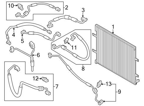 2023 Volkswagen ID.4 Pressure Sensor Diagram for 4N0-959-126-K