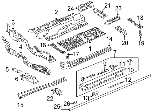 2024 Volkswagen Atlas Floor, Exterior Trim