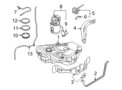 2012 Volkswagen Golf Fuel Supply