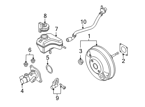2010 Volkswagen Golf Dash Panel Components