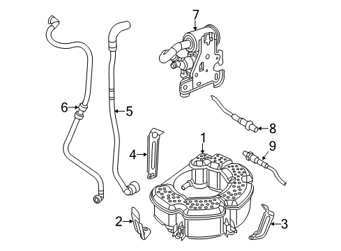 2017 Volkswagen Jetta Emission Components Diagram 1