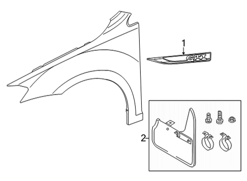 2024 Volkswagen GTI Exterior Trim - Fender
