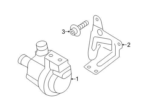 2015 Volkswagen Golf Water Pump