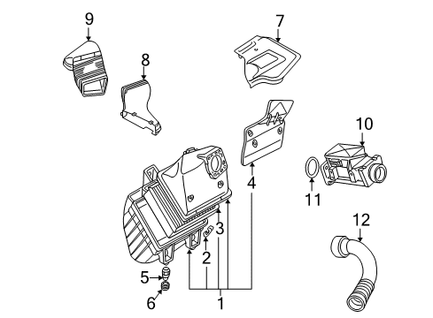 1999 Volkswagen Passat Air Intake