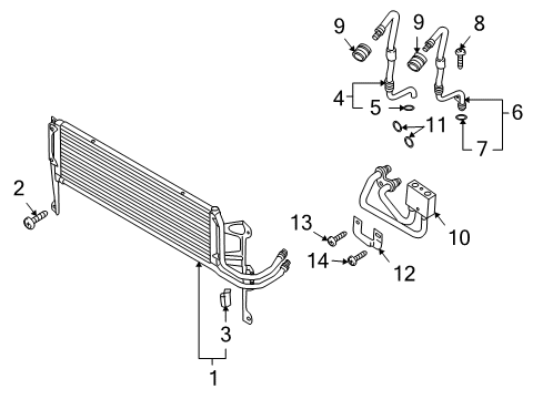 2018 Volkswagen Tiguan Limited Alternator Bracket Bolt Diagram for N-910-268-02