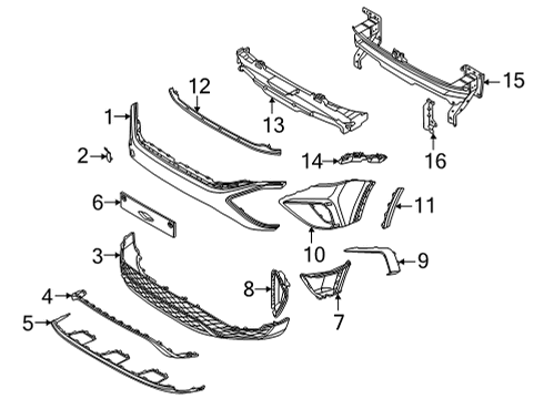 2024 Volkswagen Taos Bumper & Components - Front