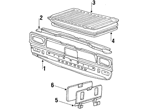 1984 Volkswagen Vanagon Rear Body