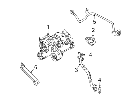 2002 Volkswagen Golf Turbocharger